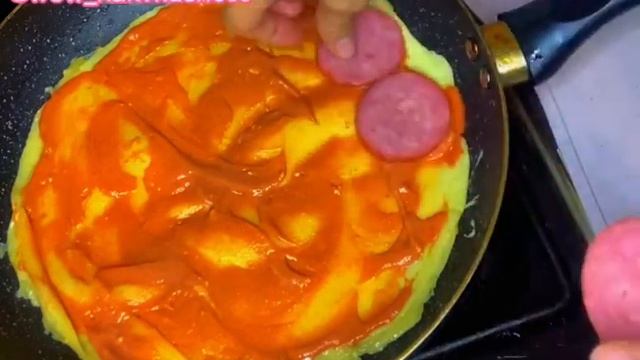 Супер быстрая пицца на сковороде ИЗ ЖИДКОГО ТЕСТА. Никто не поверит что я готовлю пиццу без духовки