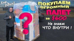 Funny 4. Едем за новым ПАЛЕТОМ! Купили огромный палет с коробками за $600, не знаем что внутри!