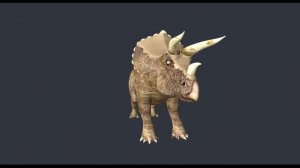 3D Model of Triceratops - file TriceraM.max