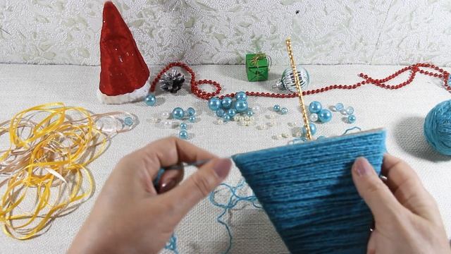 Елка из ниток /Мусор в дело/Поделки и подарки своими руками смотреть онлайн