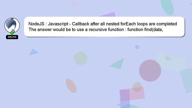 NodeJS : Javascript - Callback after all nested forEach loops are completed