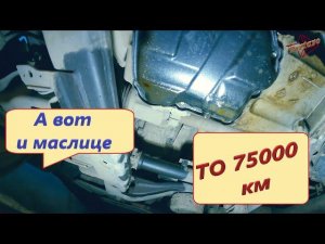 Рено Каптур H4M CVT. ТО 75000 км. Течь масла.