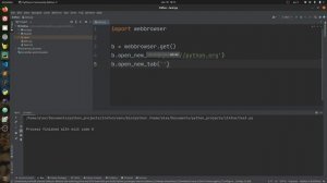 Открываем веб браузер с помощью python. Александр Килинкаров