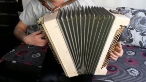 Баян заказной Ленинградской фабрики " Красный партизан"