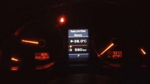 Запуск дизельного Audi Q7  в мороз -38