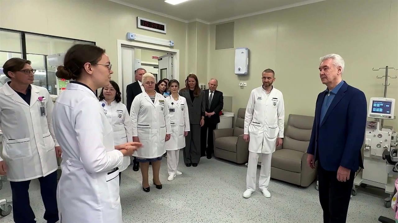 Сергей Собянин побывал в новом перинатальном центре при больнице имени Савельевой