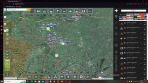 Обзор карты боевых действий Militarymaps Война на Украине за 12 августа 2024 год.