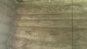Проводка в ретро стиле. Банька из не калиброваного бревна. Часть 2.