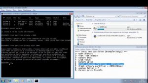 creat partition primary | fix errore No usable free extent could be found error when running