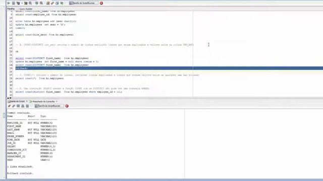 Oracle 1Z0-071 - Função COUNT (Questão 6) смотреть онлайн