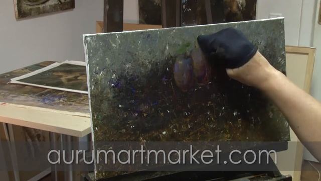 Как нарисовать сливы -ренклод маслом с Еленой Ильичевой смотреть онлайн