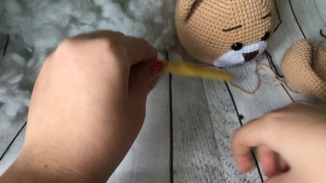 Мишка крючком (в новогоднем колпаке). Часть 2. смотреть онлайн