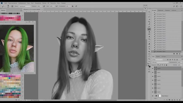 Октябрьский победитель на бесплатный портрет (обработка фото с комментариями) смотреть онлайн