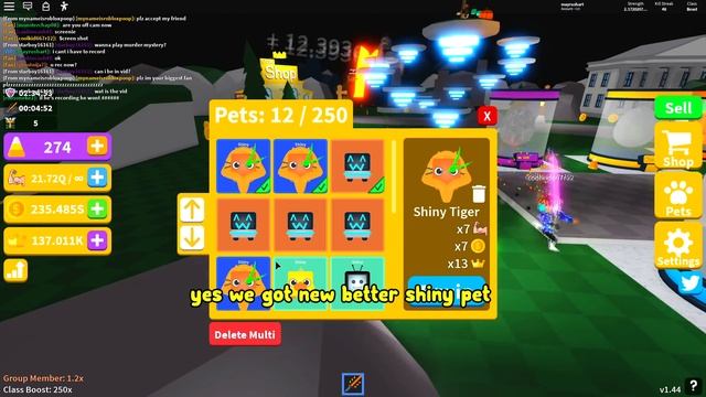 I Unlocked New Class Dark Ninja And Got Full Team Of New Shiny Pets! SO OP - Saber Simulator смотреть онлайн