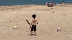 Пляж Бильгя,Баку. Готовим Буглама.