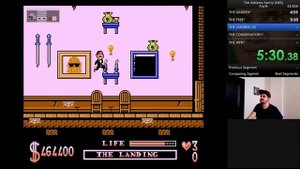The Addams Family (NES) Dendy - Семейка Аддамс Денди Нинтендо Speedrun Мировой р.mp4