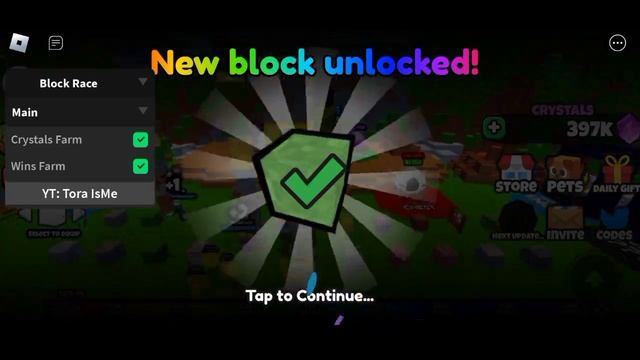 [Roblox] Block Race?Script Pastebin (Infinite Crystal / Infinite Win) The Best Script смотреть онлайн