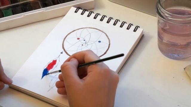 Урок Рисования №3 // КАК РИСОВАТЬ ЛОВЕЦ СНОВ // Как Научиться Рисовать смотреть онлайн