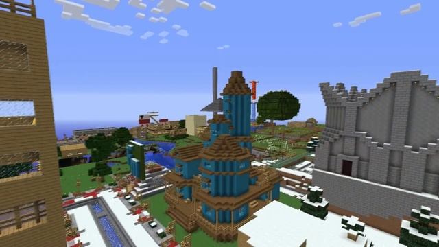 Victorian Style House and Nether Shop in Minecraft ! смотреть онлайн