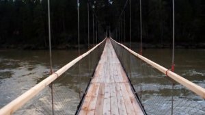 Мост в "Царская охота", Горный Алтай