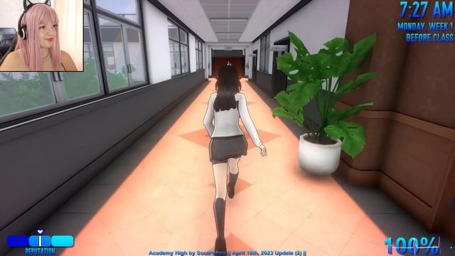 Дочь бати яндере пошла по стопам отца в Яндере симулятор Yandere Simulator - Academy High. Часть 3. смотреть онлайн