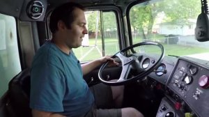 Дальнобой по США Америка. Обзор. 1987 Mack сaмосвал