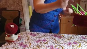 И снова  кавказская пряжа.  Моталка и зонт для пряжи.
