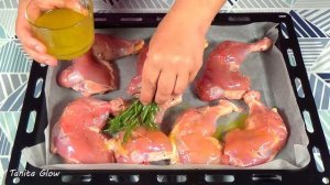 ВКУСНЫЙ ОБЕД. Куриные Ножки в Духовке с Лимоном и Розмарином.