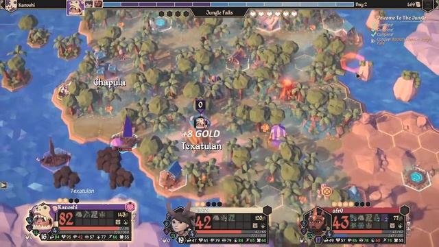 For The King Lost Civilization Gameplay part 3 (Temples and Arenas) смотреть онлайн