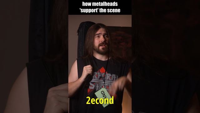 How Metalheads 'support' the Local Scene