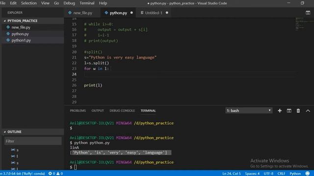 Reverse every word of given string in python (in Hindi )