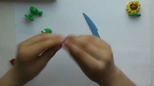 Зомби против Растений лепим из пластилина