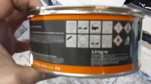 Шпаклевание крыла под покраску.