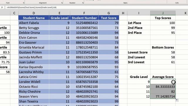 The Excel AVERAGEIFS Function смотреть онлайн