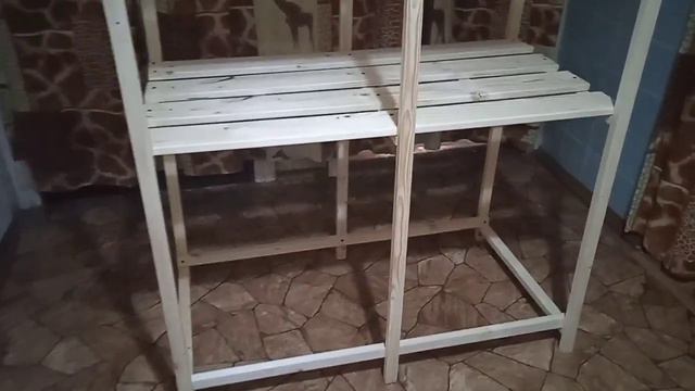 Стеллаж для цветов своими руками. смотреть онлайн