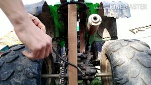 Тюнинг подвески квадроцикла ирбис 125U. Итог. Часть 2
