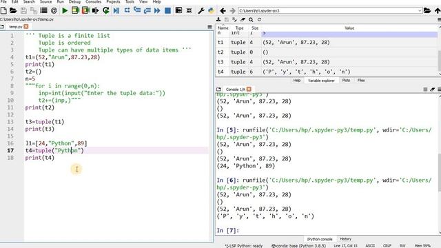 #PythonInTamil #21 | #TupleIntroduction | #PythonProgrammingInTamil
