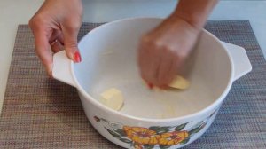 Тыква запеченная с яблоками и изюмом. Простой рецепт из тыквы.