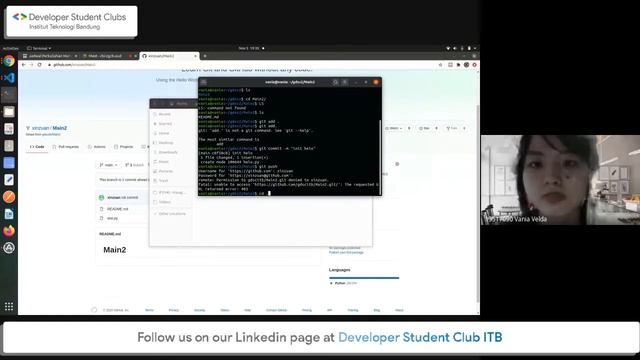 DSC ITB Midweek Hands On #2 - Git Command Line and Setup смотреть онлайн