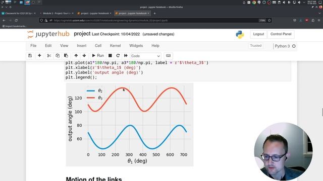 CE2120 - 4 bar linkage design смотреть онлайн