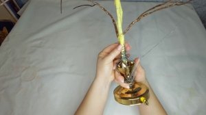 Гирлянду Переделала  В Светильник. Получилось  СВЕТОДИОДНОЕ ДЕРЕВО/DIY LED Home Decor