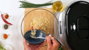 Восточный рецепт от Tefal: булгур с овощами в пароварке Tefal Steamer VC3008