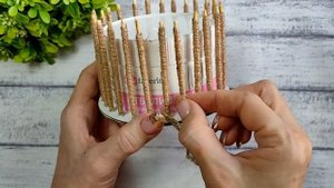 Быстро и легко Плетеная корзинка из джута своими руками\Master diy