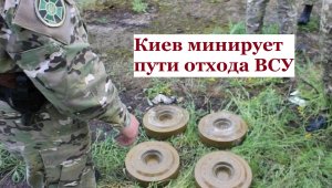 Киев минирует пути отхода ВСУ