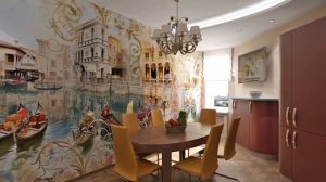 Фотообои в Интерьере Кухни - 2018 / Photo wallpapers in the Kitchen interior / Fototapeten