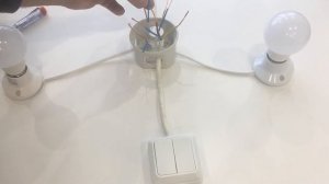 Подключение 2 х клавишного выключателя /Простая электрика
