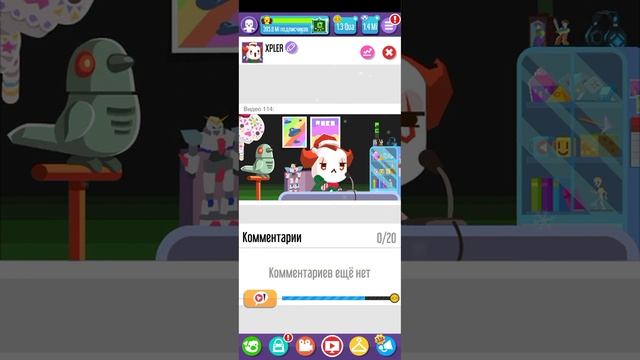 Апнул 400 миллионов подписчиков в игре Vlogger go Viral. смотреть онлайн