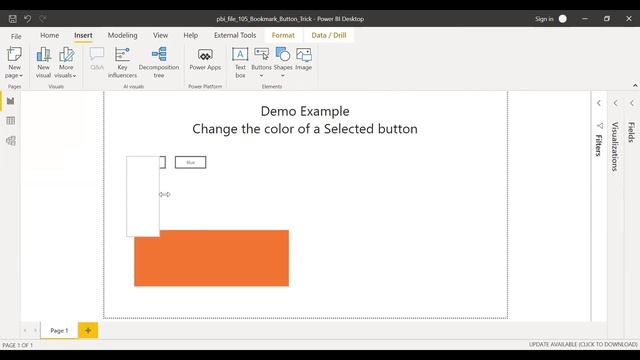 Power BI Change Button Color on Selection | Make Button look like slicer | Fill Buttons with Color смотреть онлайн