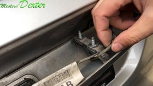 License plate light/open trunk button removal Ford Focus MK3