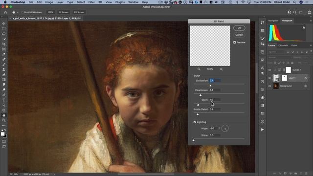 How to put your FACE in a painting in Photoshop! смотреть онлайн
